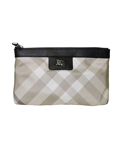 Burberry Check Cosmetic Pouch, front view